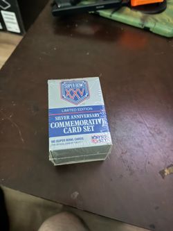 1990 Pro Set Super Bowl XXV Silver Anniversary Commemorative Card Set NEW SEALED