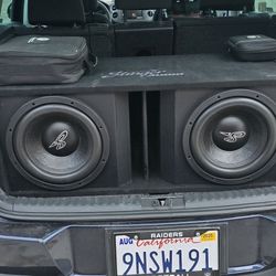 12 Inch Subs With 1500 Watt Amp