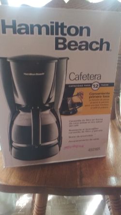Hamilton beach coffee maker