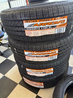 Vendo 235/65/R18 las 4 llantas arroyo por $370