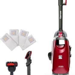 Kenmore BU3040 Intuition Bagged Upright Vacuum Lightweight Cleaner 2-Motor Power Suction with HEPA Filter, 3-in-1 Combination Tool, Handi-Mate for Car