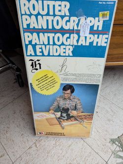Router Pantograph Template & Router 