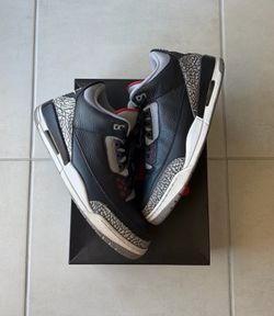 Jordan 3 black cement size 14