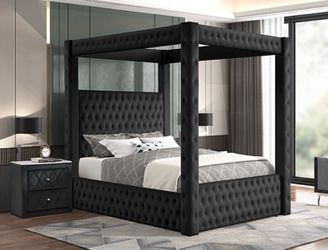 Brand New Queen Black Bed Only $849