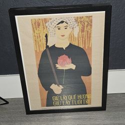 Vintage-Style Historical Vietnamese Propaganda Art Print