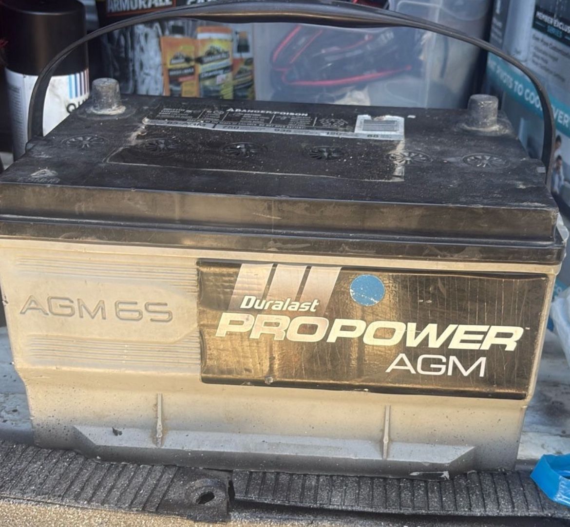 Car Battery - Duralast Pro Power AGM