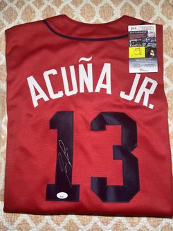 Ronald Acuña Jr. Signed Jersey