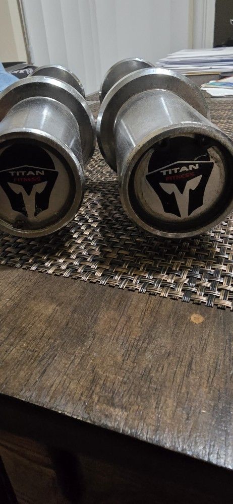 Titan Fitness Loadable Dumbbells
