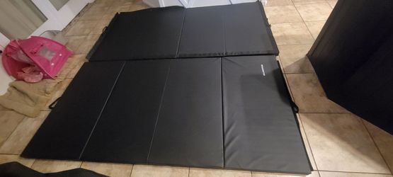 BalanceFrom Folding Gymnastics Mat Black