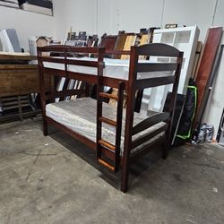 Twin Bunk Bed And Mattress 