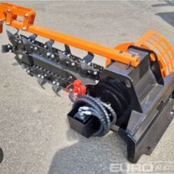 Mini Skidsteer trencher attachment