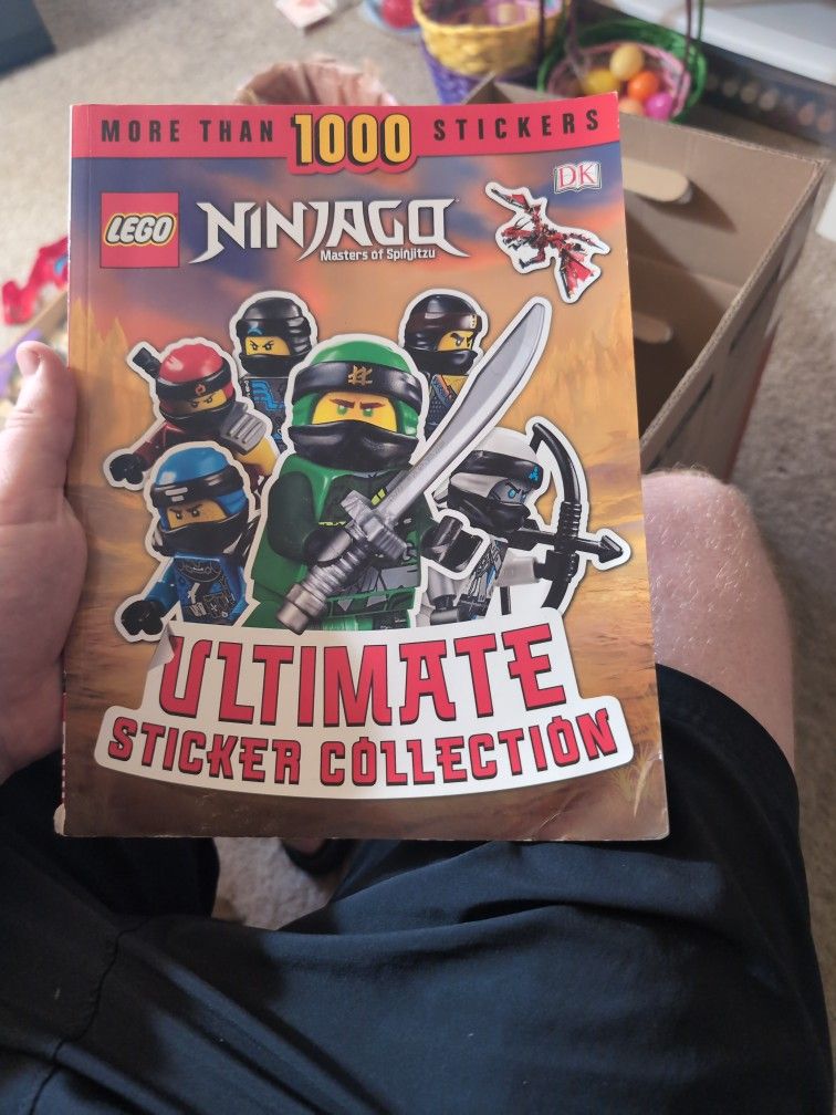 Ninjago Sticker book - Almost All stickers gone 