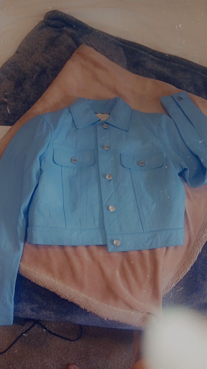 Baby Blue Michael Kors Jacket