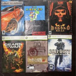 Video Game Manuals