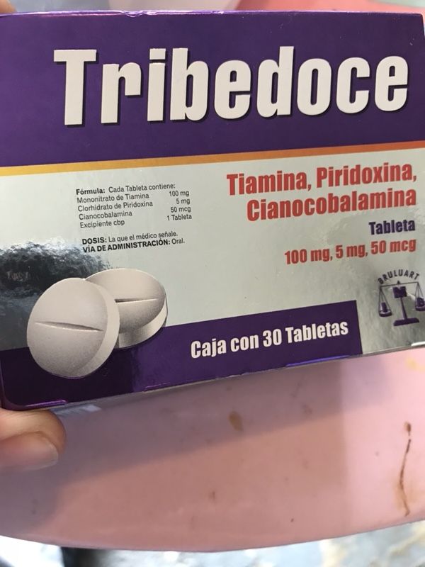 Tribedoce con 30 tabletas