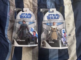 Star Wars The Black Series The Clone Wars Anakin and Obi-Wan retro card 50th Anniversary