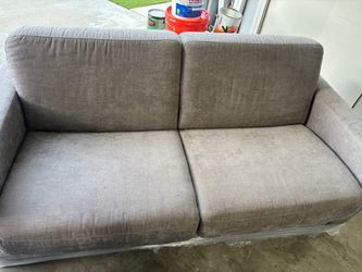 Gray Fabric FOLD OUT Sofa