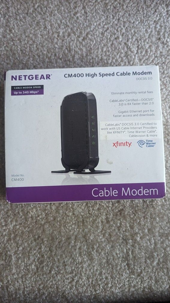 Netgear CM-400 Cable Modem - Xfinity Ready!