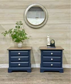 Solid wood nightstands