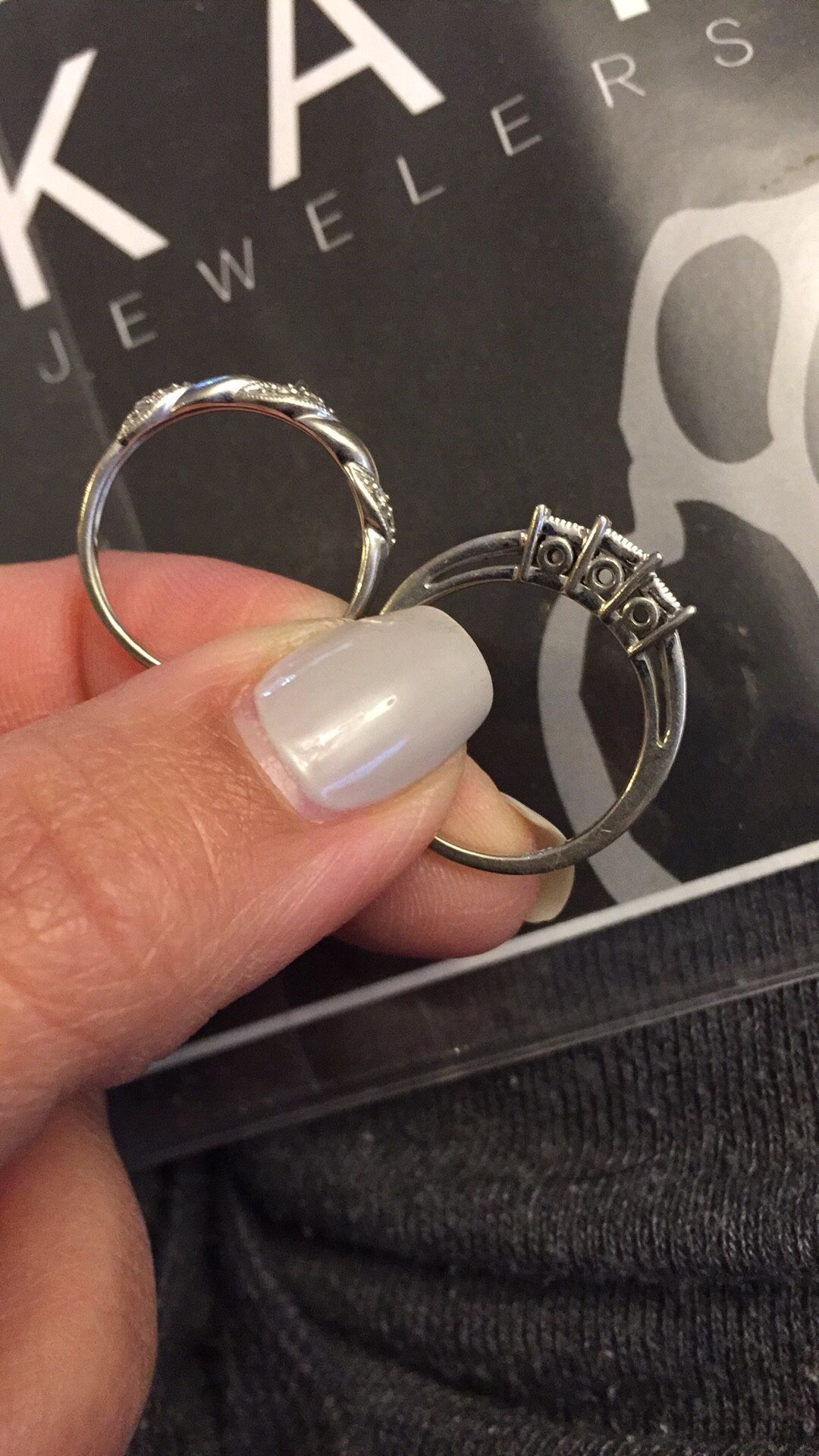 Two Diamonds rings(both  For 200 )