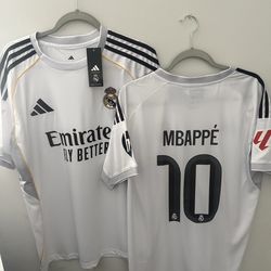 Jersey futbol Madrid mbappe #10