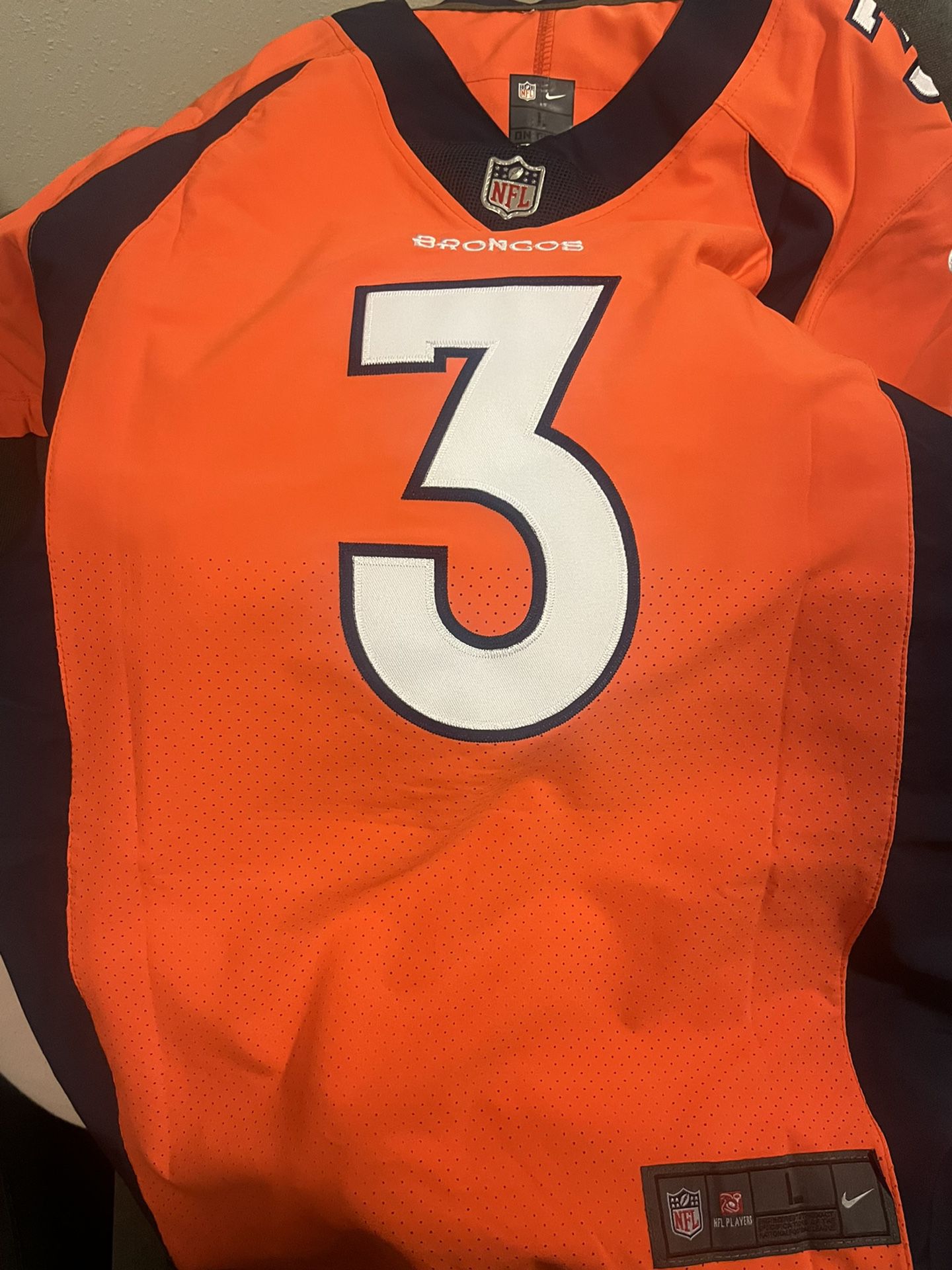 Russell Wilson Denver Broncos Orange Crush Jersey NWT  Size 48