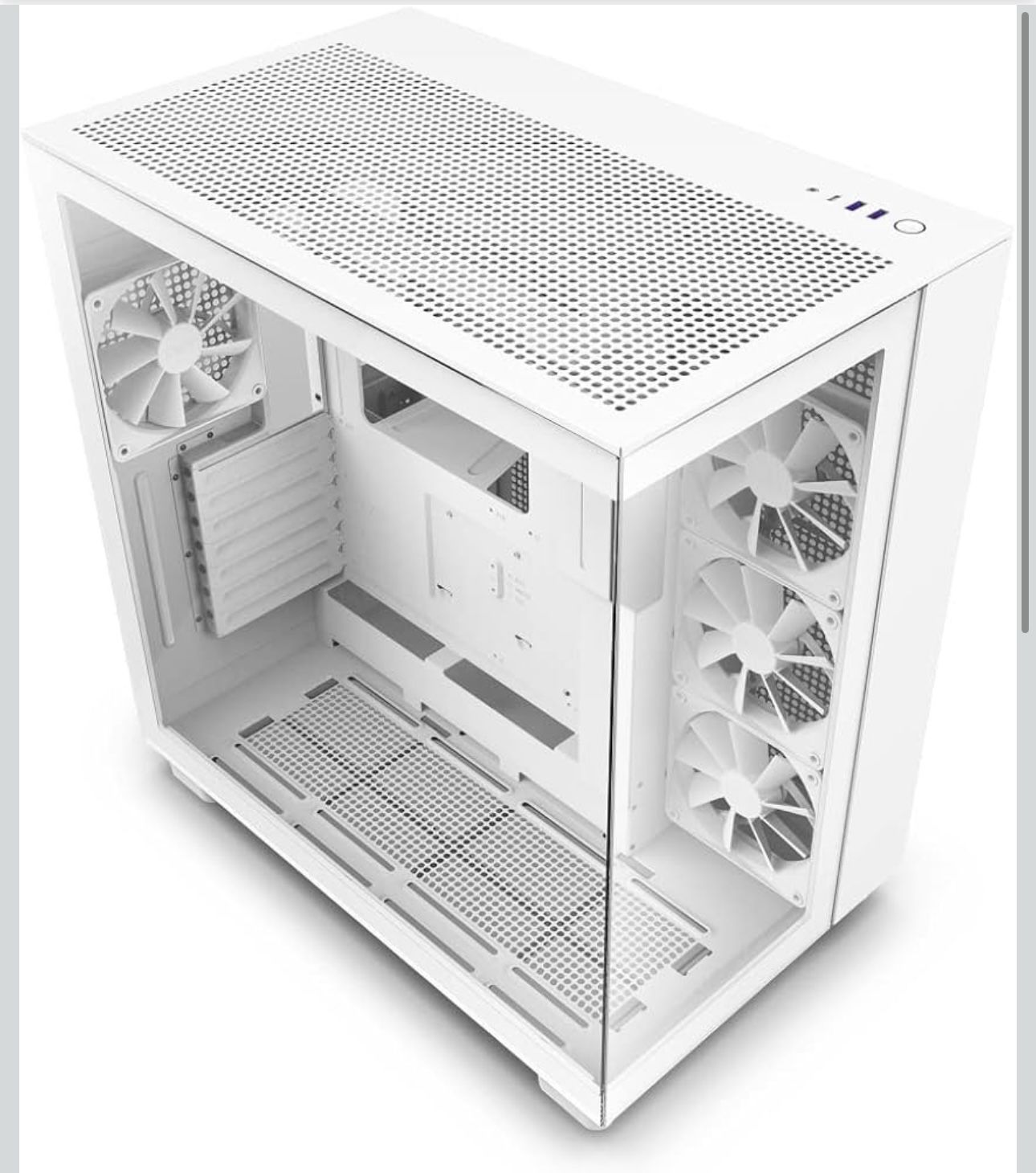 NZXT H9 Flow Dual-Chamber ATX Mid-Tower PC Gaming Case