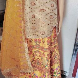 Lehnga choli Indian pakistani dresses stitch available in different sizes