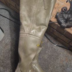 Lacrosse 32" Hip Rubber Boots Sz10