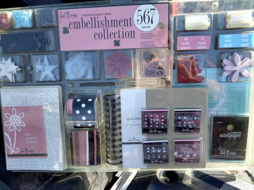 567 pieces of Embellishments For Craft Projects