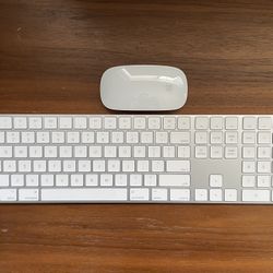  Apple Magic Mouse 2 + Apple Magic Keyboard with Numeric Keypad