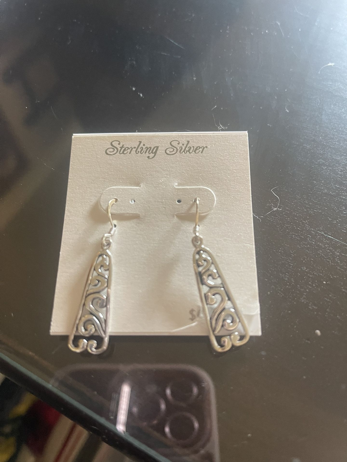 Sterling Silver Drop Earrings
