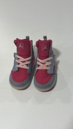 Jordan Air Jordan 1 High Top Lace-Up Pink/Gray Colorblock US 7C EU 23.5