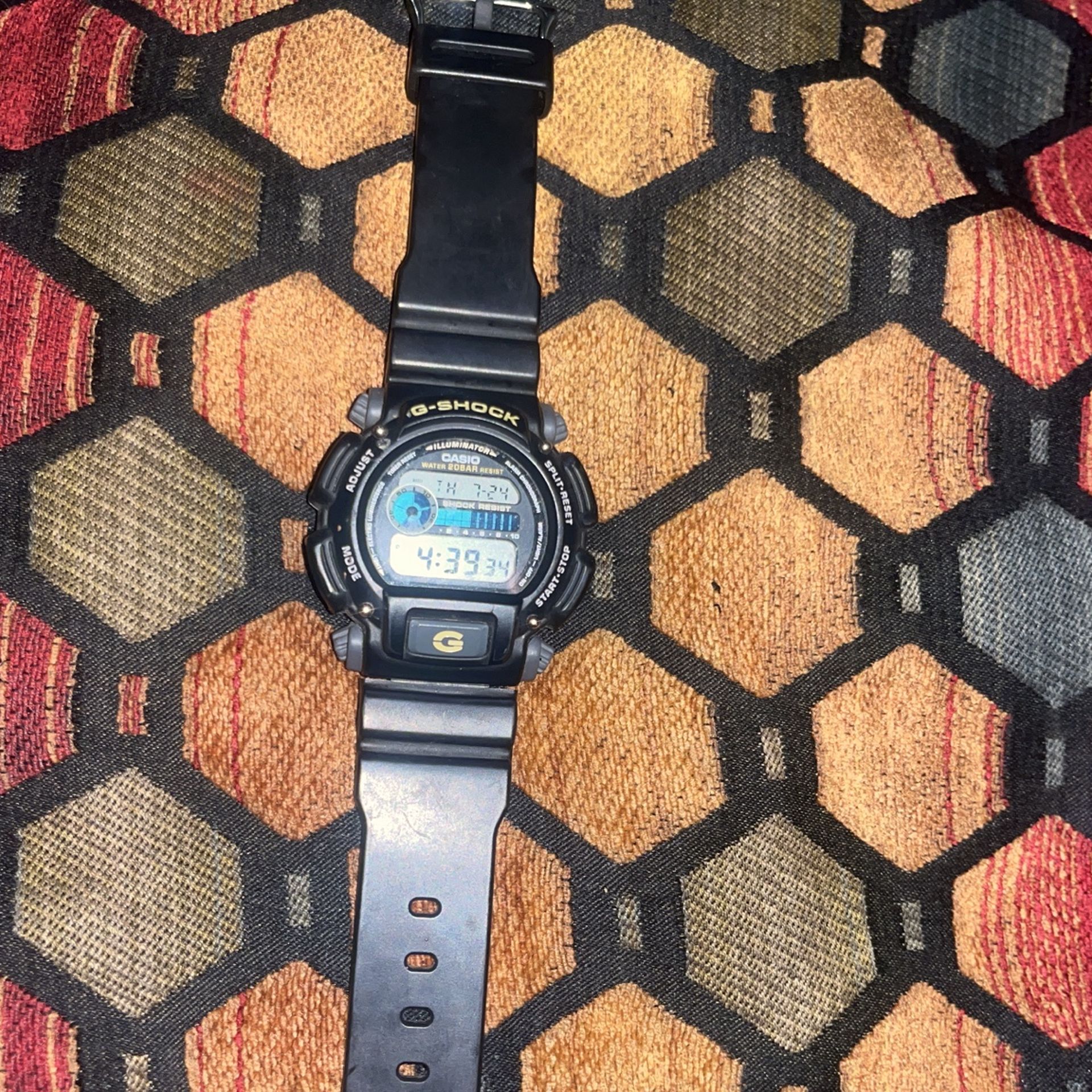 G Shock Watch St Steel Back Digital