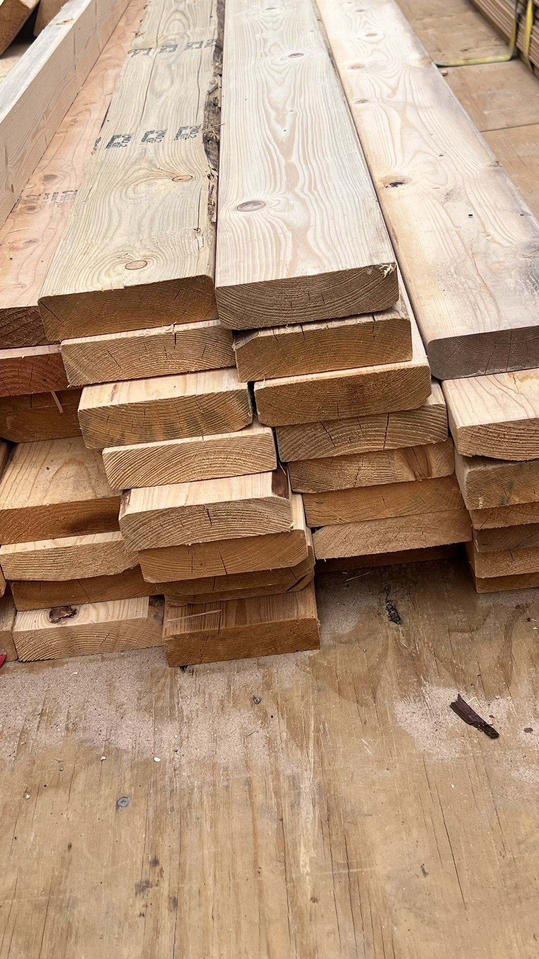 2x6x12 Yellow Pine Lumber