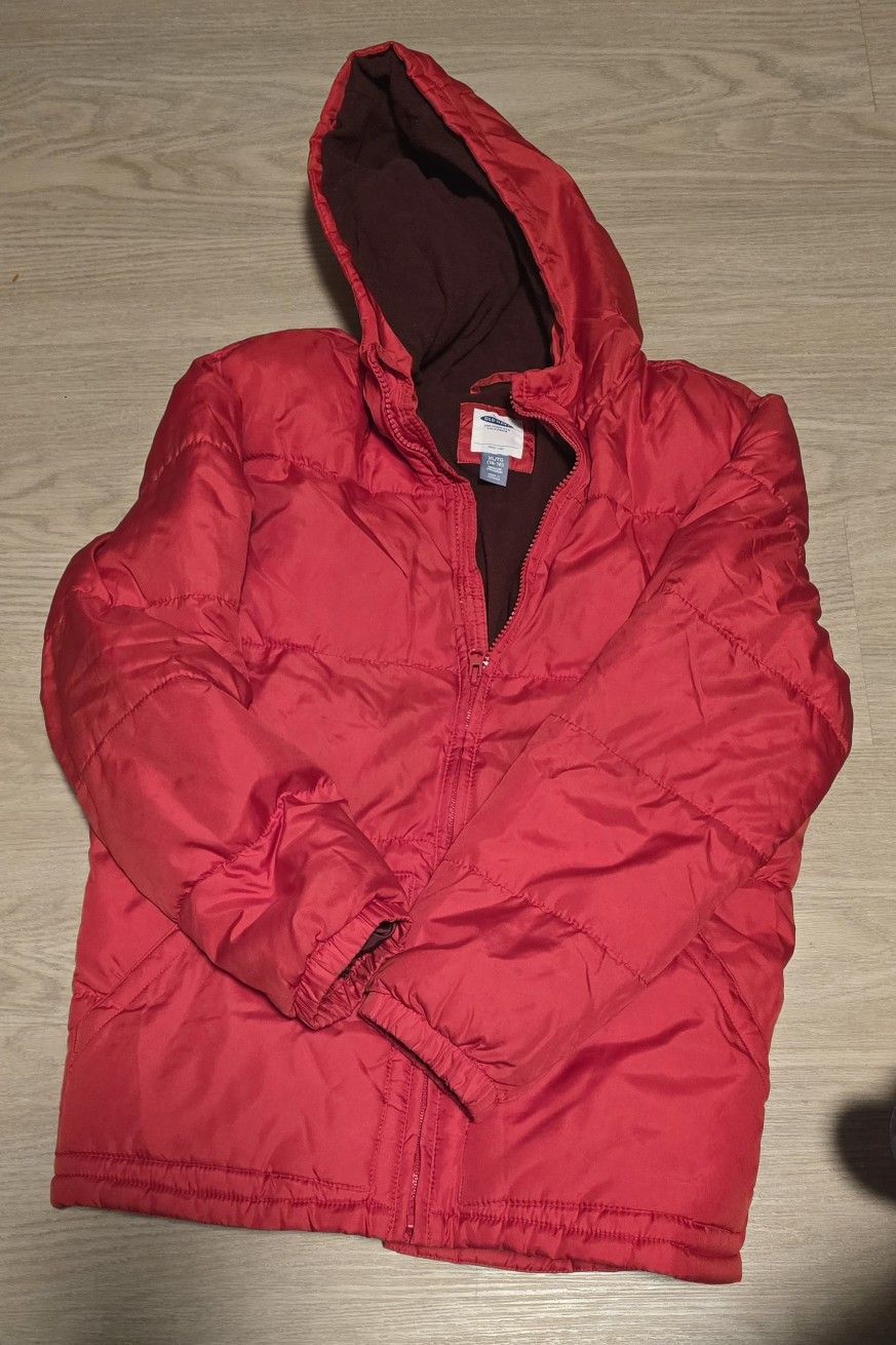 Old Navy Red Puffer XL 14-16