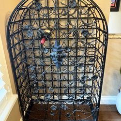 75 Bottle Decorative Wine Rack 