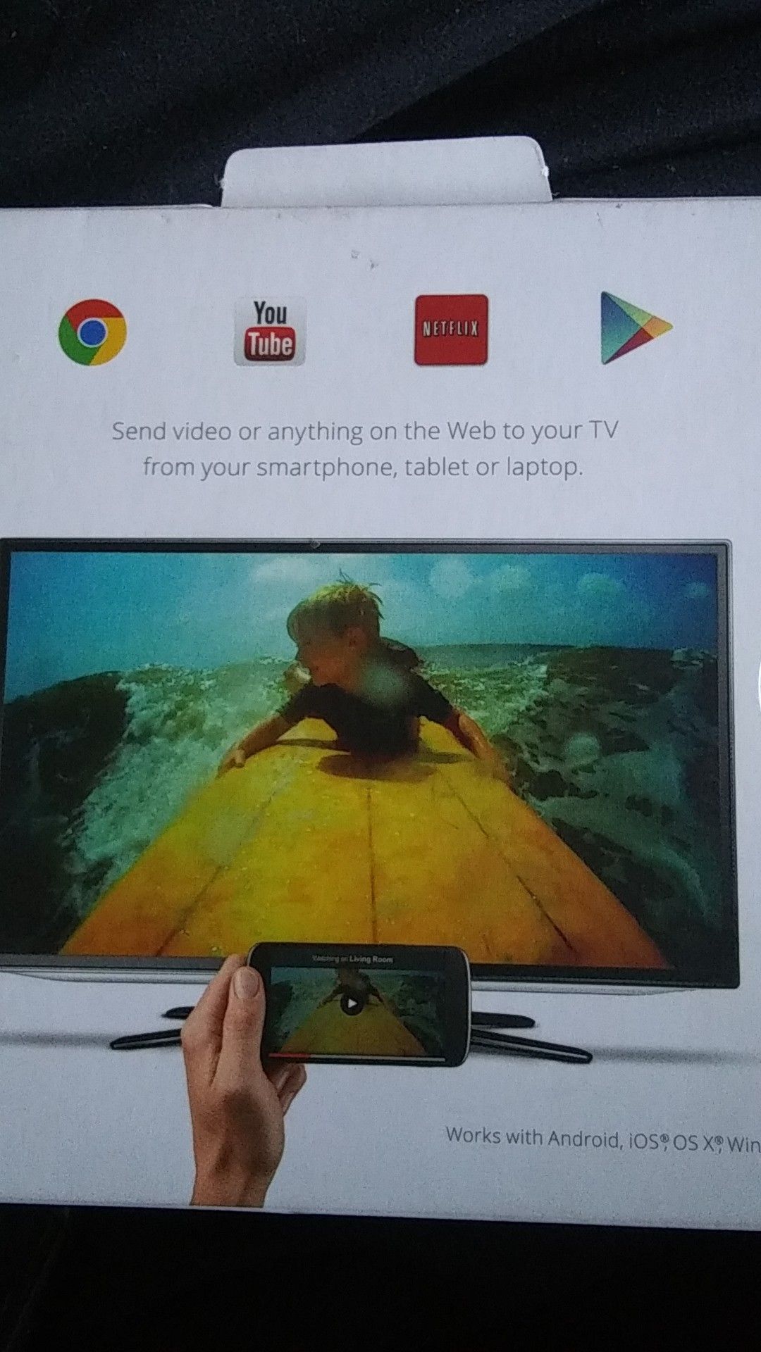 Chromecast.HD.wifi.new in box