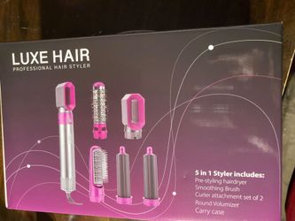 LUXE HAIR Professional Hair Styler 5 in 1