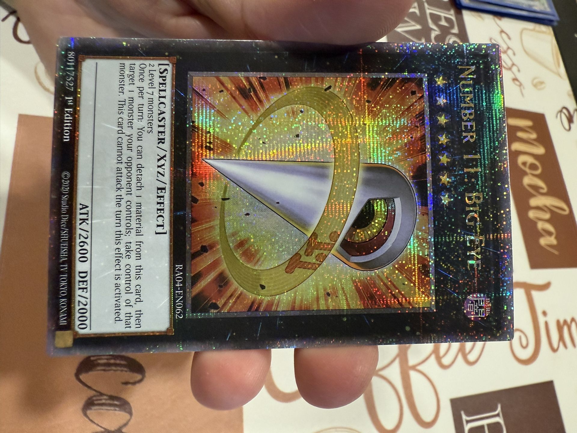 Yugioh Number 11:Big Eye