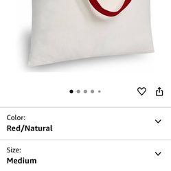 12 Ct. Plain Tote Bags Red Handles