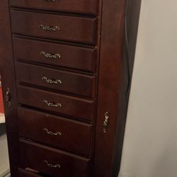 Tall Jewelry chest of drawers