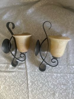 PartyLite candle sconces