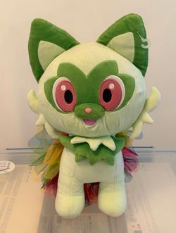 Pokemon Sprigatito Grass Cat Build A Bear BAB Plush Nintendo Game Freak 2023