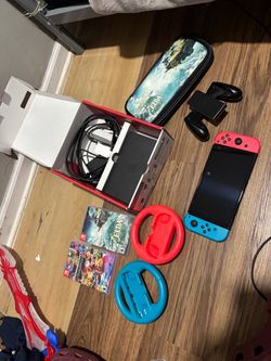 Nintendo Switch Bundle with Games and Accessories