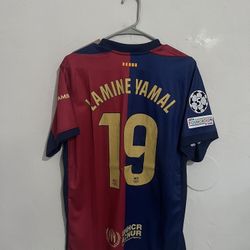 FC Barcelona 2024-25 Home Lamine Yamal Jersey (small Medium Large XL 2X)