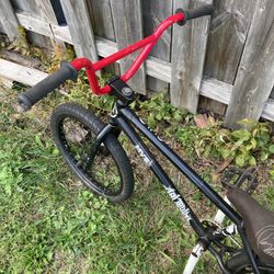 Both tires flat no brakes BMX