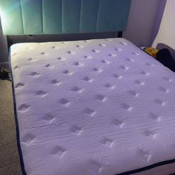 se vende cama Queen, la base con su colchón