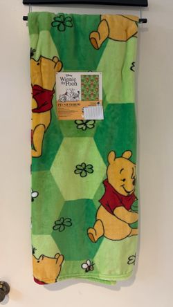 Winnie the Pooh blanket $15