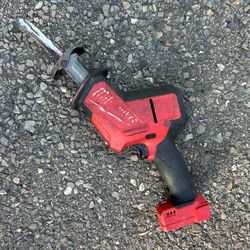 Milwaukee M18 FUEL HACKZALL reciprocating saw.